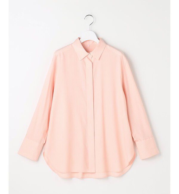 自由区「【着回し力抜群・レイヤードにも】ドレープブロード シャツブラウス」|シャツ・ブラウス|