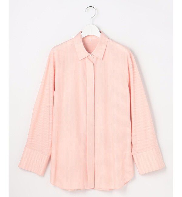 自由区「【着回し力抜群・レイヤードにも】ドレープブロード シャツブラウス」|シャツ・ブラウス|