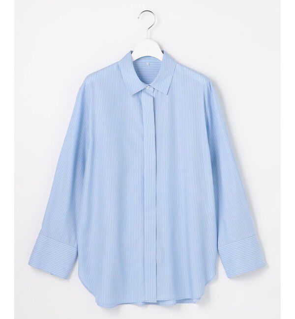 自由区「【着回し力抜群・レイヤードにも】ドレープブロード シャツブラウス」|シャツ・ブラウス|