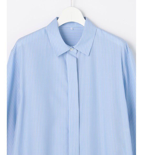 自由区「【着回し力抜群・レイヤードにも】ドレープブロード シャツブラウス」|シャツ・ブラウス|