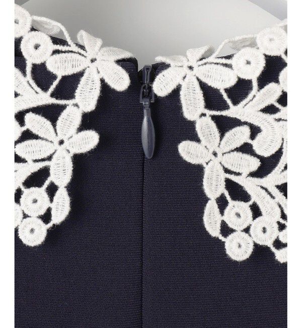 23区「【VERYコラボ】トリアセダブルジョーゼット レース襟 ブラウス」|シャツ・ブラウス|