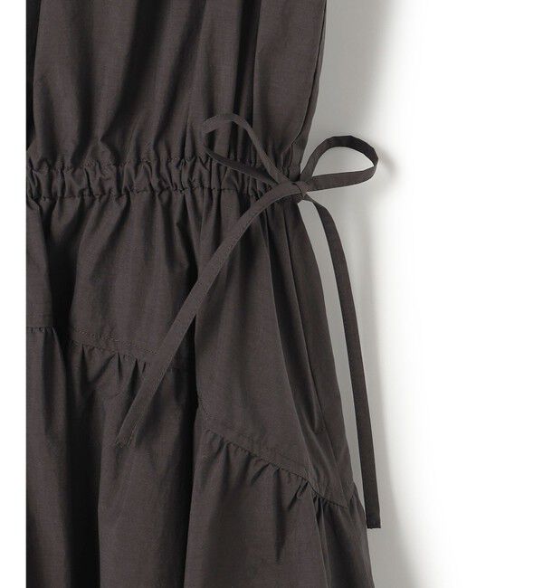 23区「【洗える/撥水加工】ナイロンコットンタフタ ウエストシャーリング ワンピース」|ワンピース|