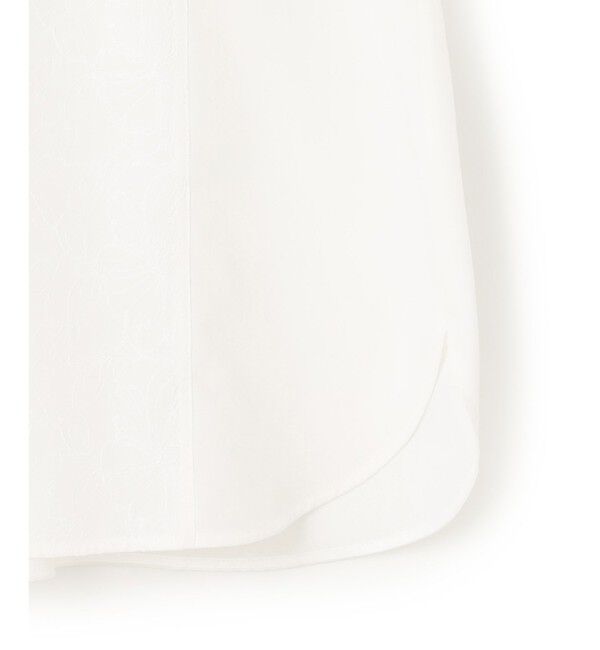 23区「【洗える】エンブロイダリー コンビ ブラウス」|シャツ・ブラウス|