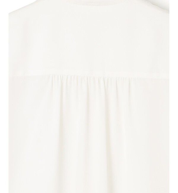 23区「【洗える】エンブロイダリー コンビ ブラウス」|シャツ・ブラウス|