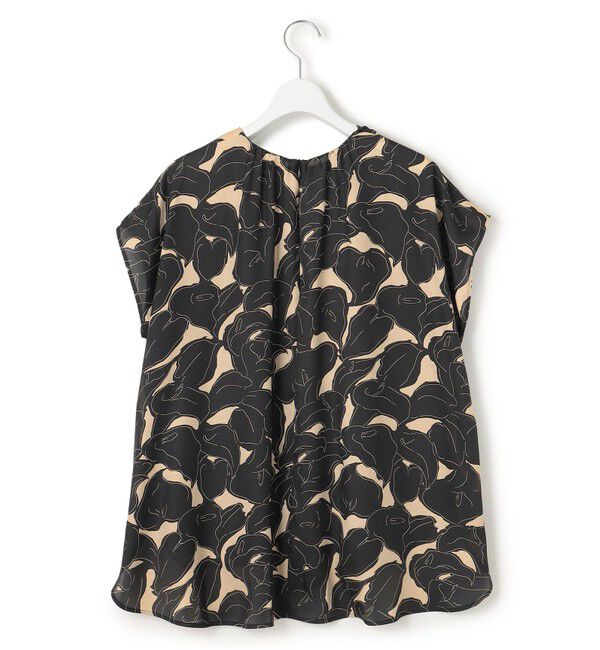 23区「【洗える】Ratti フラワーアートプリント ブラウス」|シャツ・ブラウス|