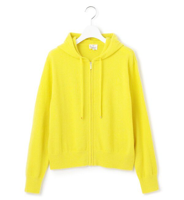 23区「【見上愛さん着用/洗える】ピュアカシミヤ ジップアップ ニット パーカー」|パーカー|