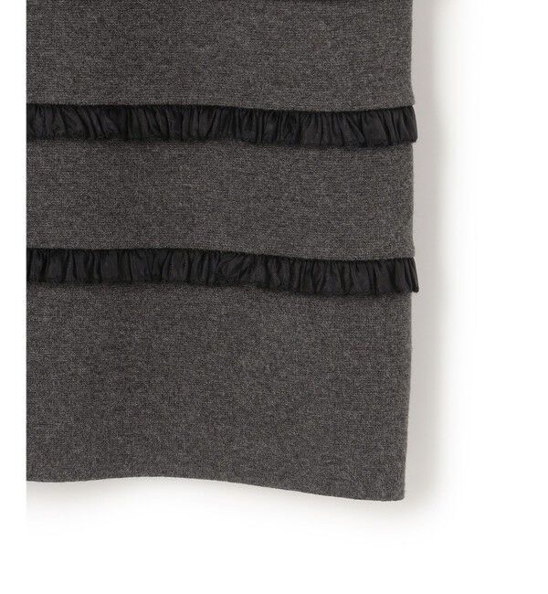 23区「【WEB&一部店舗限定/滝沢眞規子さん着用】フリルボーダー ニット」|ニット・セーター|