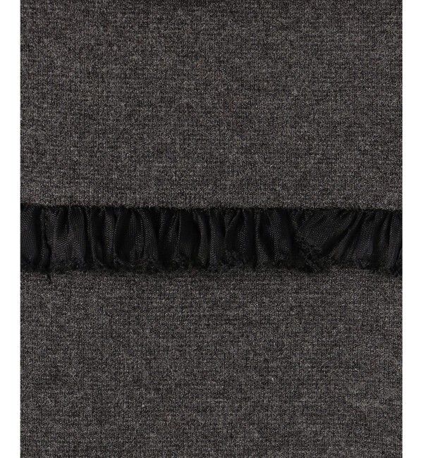 23区「【WEB&一部店舗限定/滝沢眞規子さん着用】フリルボーダー ニット」|ニット・セーター|