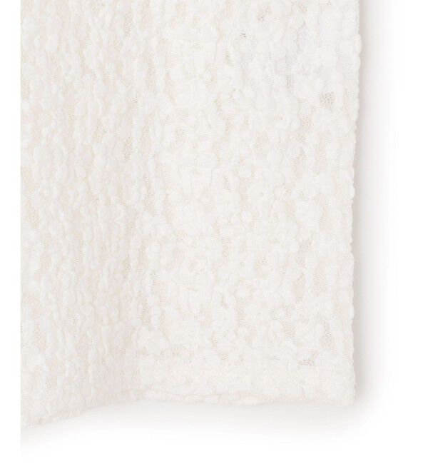 23区「リンクルレースジャージー 5分袖 TEE」|Tシャツ・カットソー|