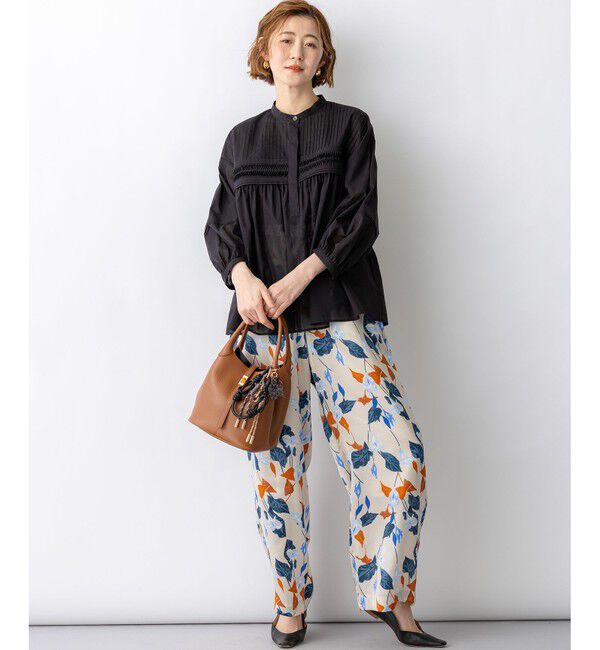 23区「カラーリリープリント ワイド パンツ」|その他|