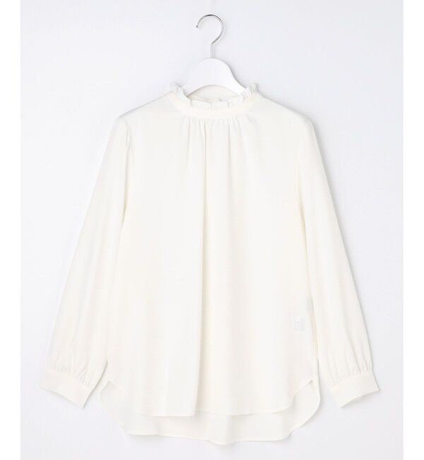 ANY SIS「フリルネックスタンド ブラウス」|シャツ・ブラウス|