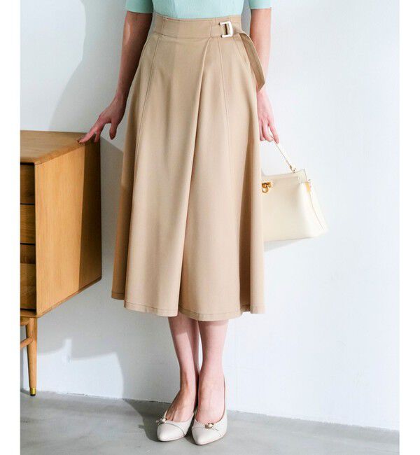 ANY SIS「シャンブレーベルテッド スカート」|スカート|ﾗｲﾄﾍﾞｰ