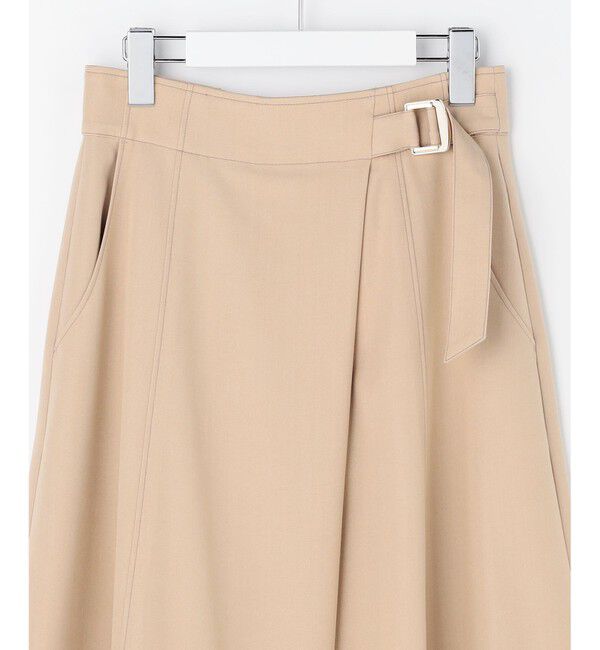 ANY SIS「シャンブレーベルテッド スカート」|スカート|