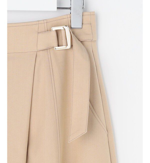 ANY SIS「シャンブレーベルテッド スカート」|スカート|