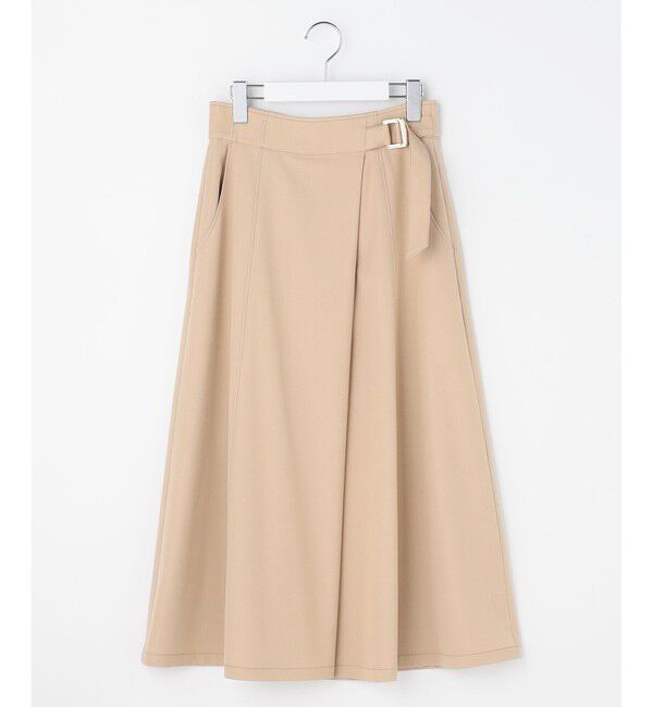 ANY SIS「シャンブレーベルテッド スカート」|スカート|