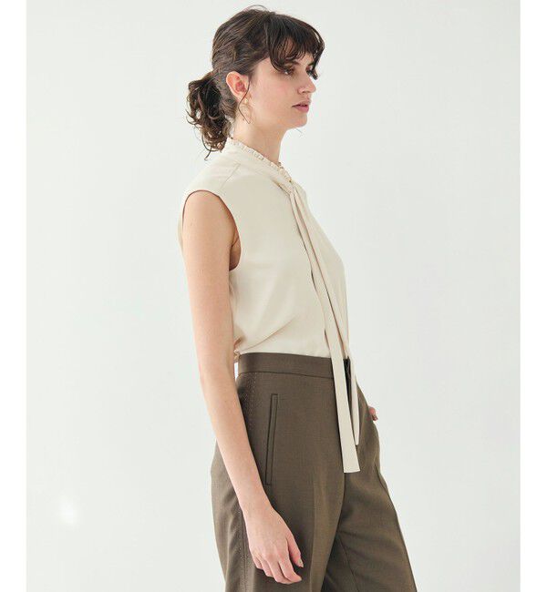 BEIGE,「【洗える】EVA / ボウタイブラウス」|シャツ・ブラウス|