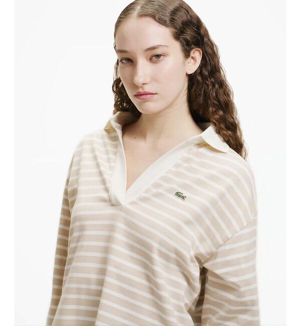LACOSTE「スキッパーネックラガーシャツ」|ポロシャツ|