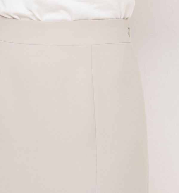 NOLLEY'S sophi「《セットアップ対応》撥水ダブルクロスサイドスリットスカート」|タイト|