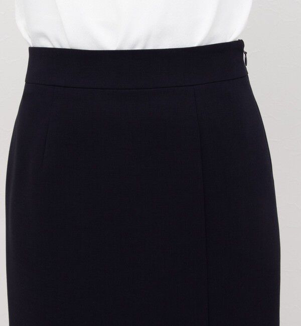 NOLLEY'S sophi「《セットアップ対応》ウォッシャブル撥水ダブルクロスサイドスリットスカート」|タイト|