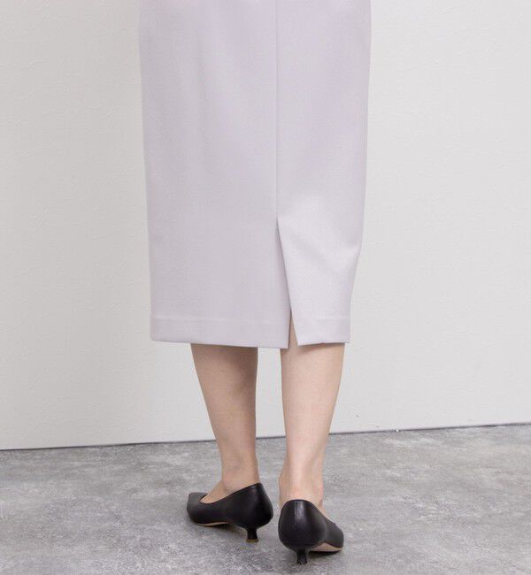 NOLLEY'S sophi「ウォッシャブルウール調ベルト付きタイトスカート」|タイト|