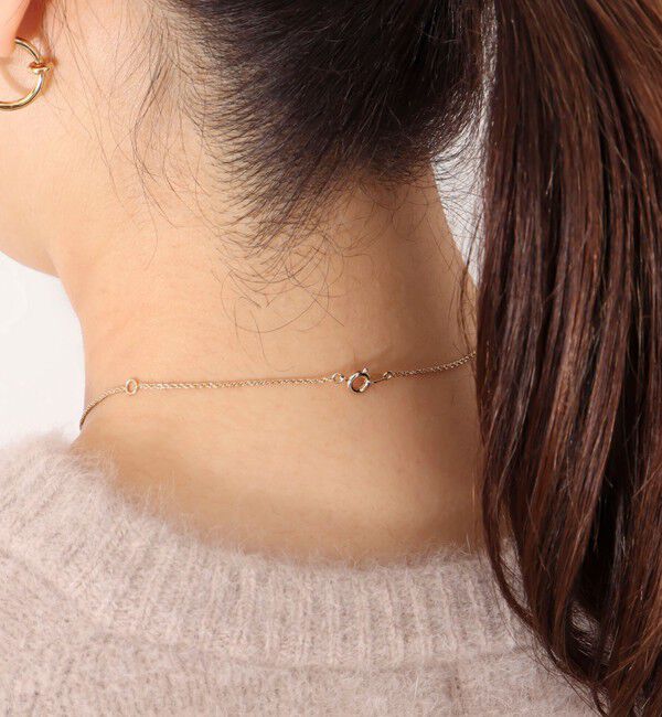 NOLLEY'S「【grace grace/グラスグラス】ラウンドプレートネックレス」|ネックレス|