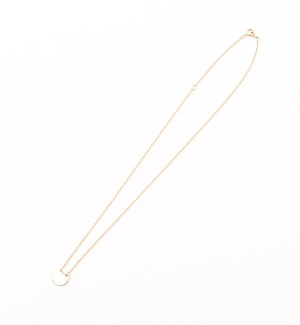 NOLLEY'S「【grace grace/グラスグラス】ラウンドプレートネックレス」|ネックレス|