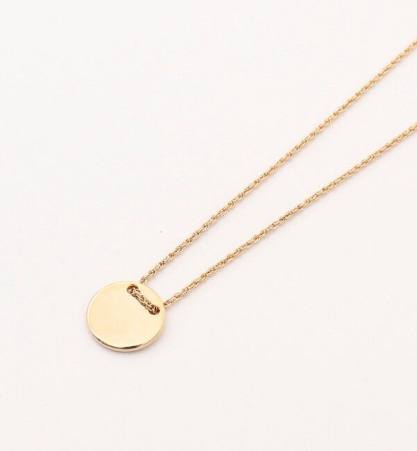 NOLLEY'S「【grace grace/グラスグラス】ラウンドプレートネックレス」|ネックレス|