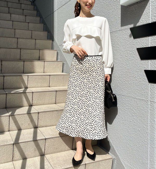 NOLLEY'S「《セットアップ対応》ウォッシャブルダブルクロスブラウス」|シャツ・ブラウス|