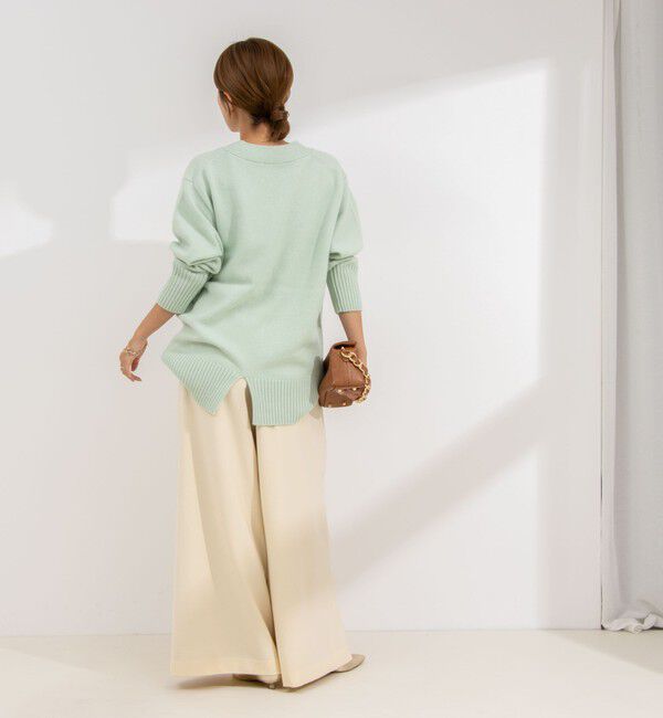 NOLLEY'S「◇【WEB限定サイズあり】《セットアップ対応》ウォッシャブルMannishワイドパンツ」|その他|