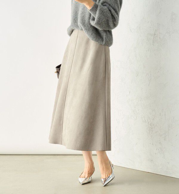 NOLLEY'S sophi「スエードダンボールフレアスカート」|フレア|