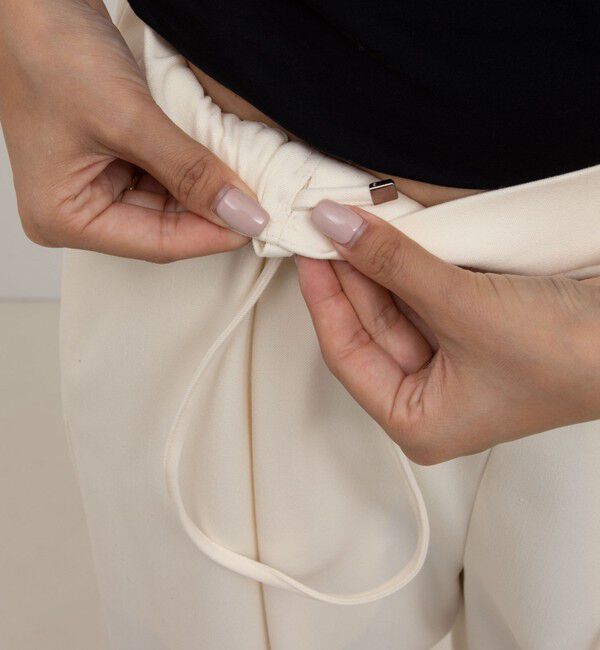 NOLLEY'S「ウォッシャブル裏起毛イージーワイドパンツ」|その他|