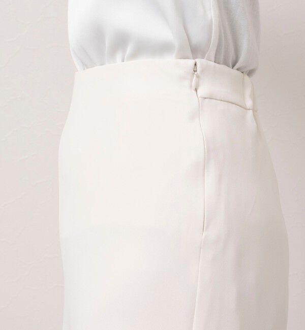 NOLLEY'S sophi「【追加】《オールシーズン対応》ウォッシャブルマットサテンナロースカート」|スカート|