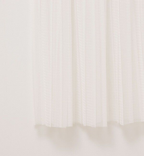 Rie Miller「ウォッシャブルラッセルチュールプリーツスカート」|スカート|