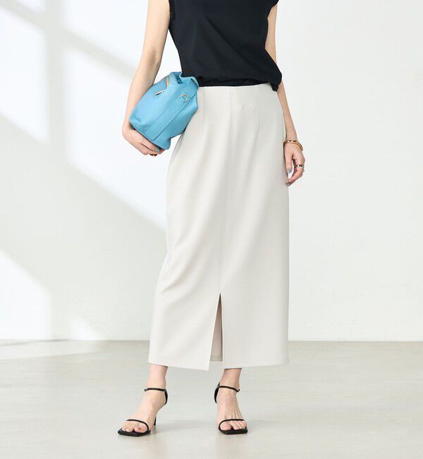 NOLLEY'S sophi「ウォッシャブルダンボール前後2WAYタイトスカート」|タイト|