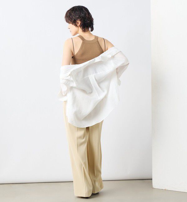 NOLLEY'S sophi「《アンサンブル対応》《手洗い可能》イタリー糸ホルターネックタンクトップ」|タンクトップ|