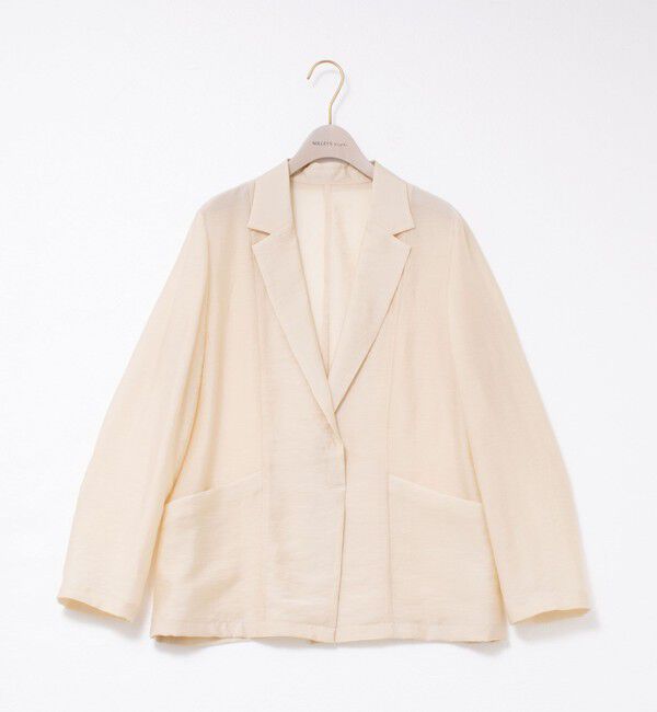 NOLLEY'S sophi「ウォッシャブルシアーシルクライトジャケット」|テーラードジャケット|