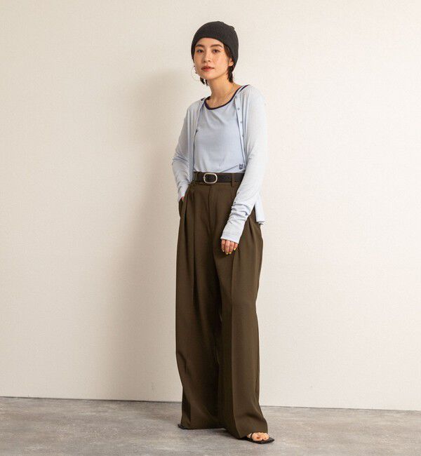 NOLLEY'S「【MAQWEL/マクウェル】リンガーリブタンクトップ」|タンクトップ|