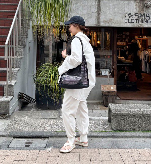 NOLLEY'S「メッシュトート（ポーチ・チャーム付）」|ショルダー・メッセンジャー|