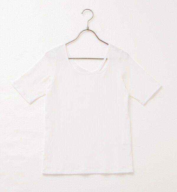 Rie Miller「ランダムテレコ2WAYプルオーバー」|Tシャツ・カットソー|