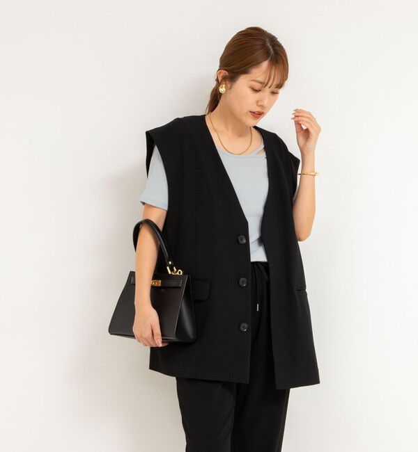 Rie Miller「ランダムテレコ2WAYプルオーバー」|Tシャツ・カットソー|