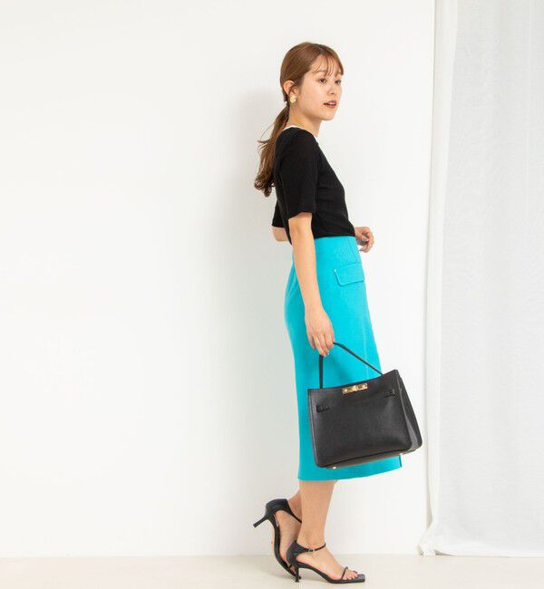 NOLLEY'S sophi「シアー配色トリミング半袖Tシャツ」|Tシャツ・カットソー|