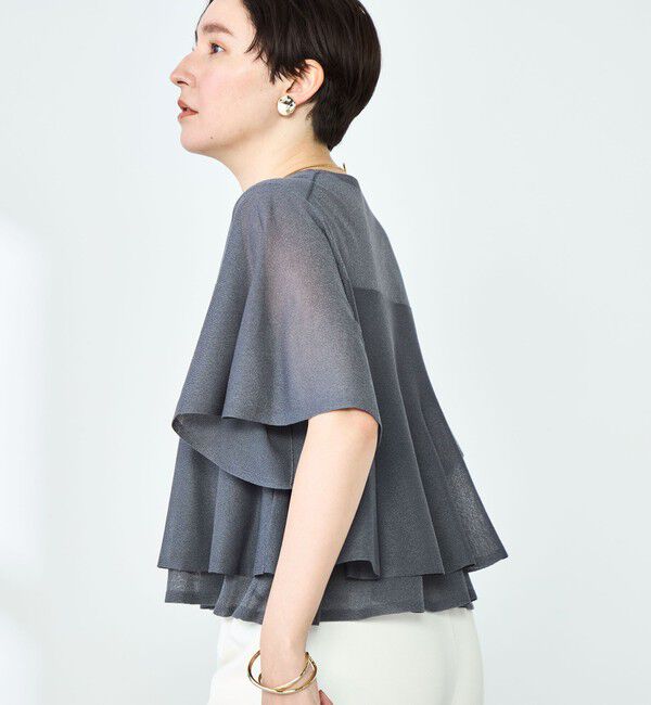 NOLLEY'S sophi「シアーティアードプルオーバーニット」|ニット・セーター|