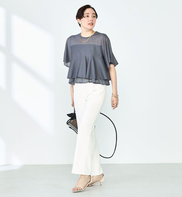 NOLLEY'S sophi「シアーティアードプルオーバーニット」|ニット・セーター|