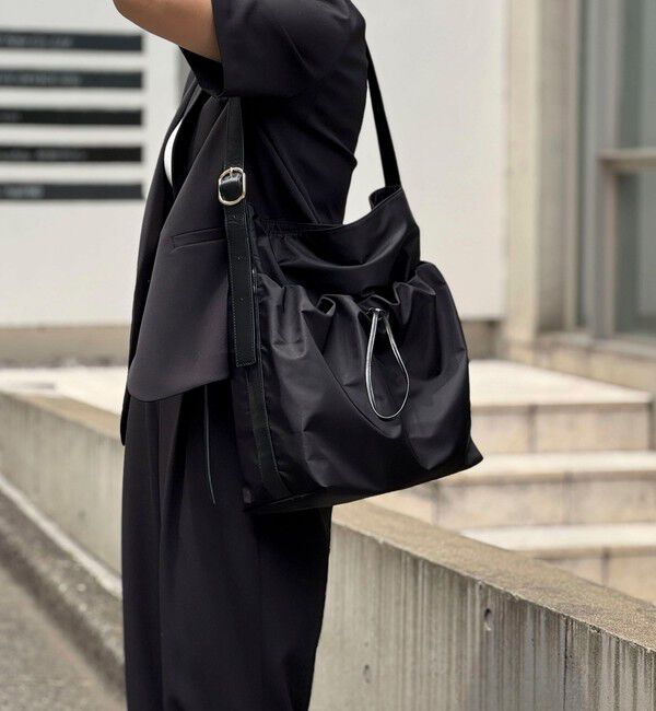 NOLLEY'S「ソフトワンショルダーバッグ」|ショルダー・メッセンジャー|ブラック