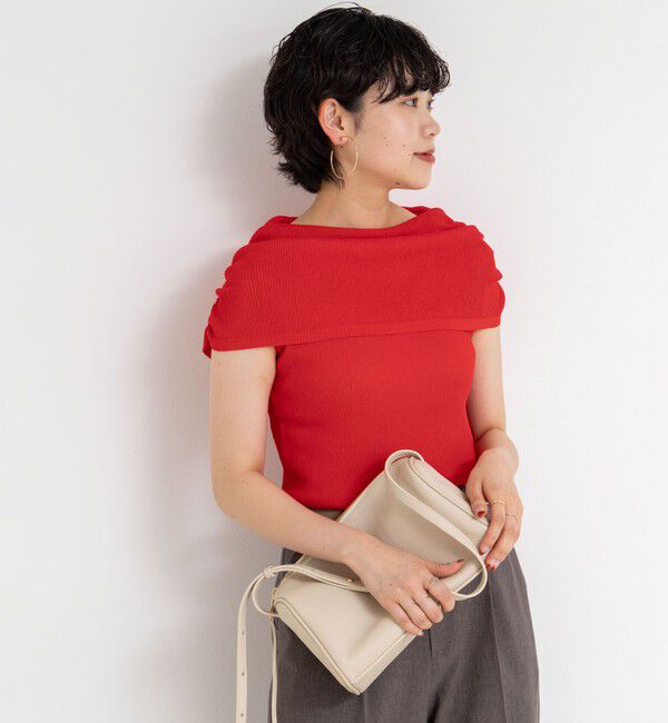 NOLLEY'S sophi「◇【WEB限定カラーあり】《手洗い可能》シアーオフショルプルオーバーニット」|ニット・セーター|