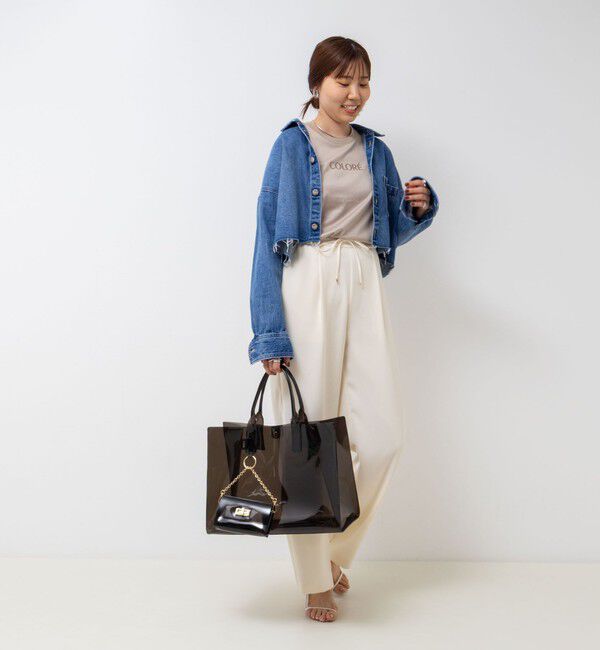 NOLLEY'S sophi「シルケット天竺フロッキーロゴTシャツ」|Tシャツ・カットソー|