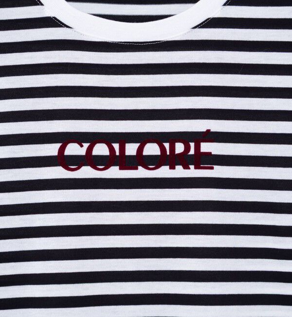 NOLLEY'S sophi「シルケット天竺フロッキーロゴTシャツ」|Tシャツ・カットソー|