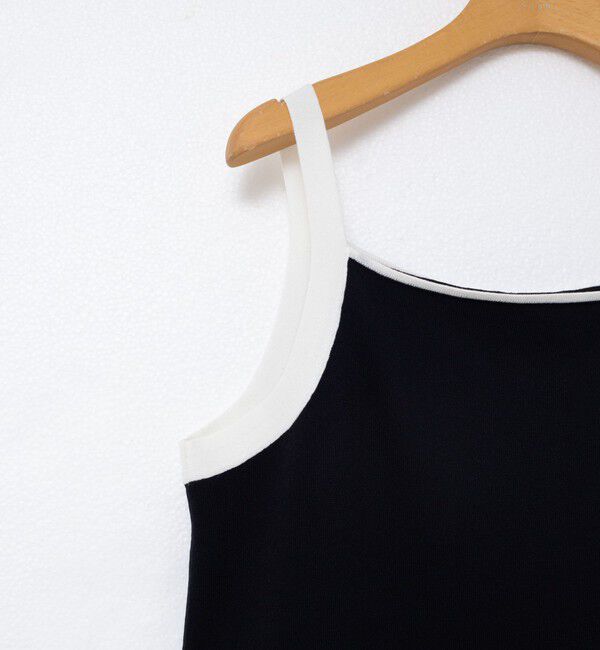 NOLLEY'S sophi「《手洗い可能》配色ニットロングキャミワンピース」|ワンピース|