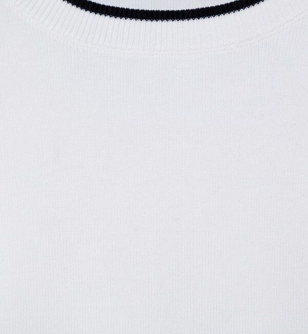 NOLLEY'S sophi「《手洗い可能》袖フリル配色プルオーバーニット」|ニット・セーター|