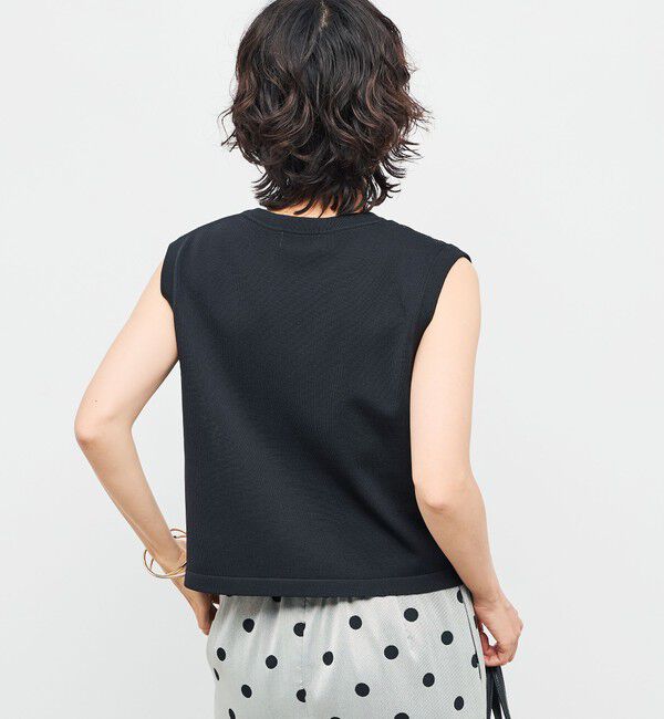 NOLLEY'S「《手洗い可能》フラワー刺繍生地ベスト」|ベスト・ジレ|